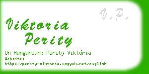 viktoria perity business card